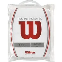 Wilson Griffband Overgrip Pro Perforated 0.55mm weiss 12er Clip-Beutel