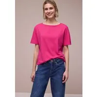 STREET ONE T-Shirt mit U-Boot-Ausschnitt