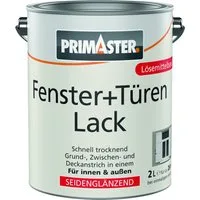 Primaster Tür- und Fensterlack Primaster Fenster + Türenlack 2 L weiß seidenmatt