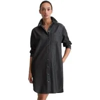 Marc O'Polo Hemdblusenkleid aus Baumwoll-Chambray