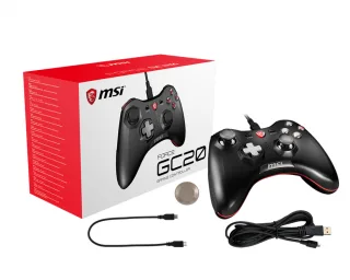 MSI Force GC20 | s10-0400030-ec4 | Game Pad - kabelgebunden