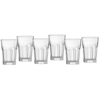 Ritzenhoff & Breker Gläser-Set Riad, 6-tlg., Glas, Facetten-Optik, 6-teilig