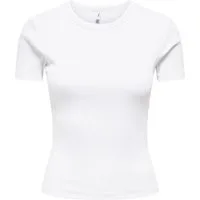 ONLY T-Shirt Damen T-Shirt 1er Pack Baumwollmischung (Packung, 1er Pack)