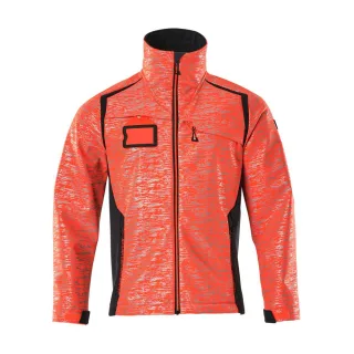 MASCOT Herren Softshell Jacke ACCELERATE SAFE Hi-vis Rot / Schwarzblau XL - 19202-291-22210-XL