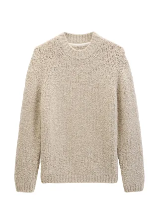 Marc OPolo Casual - Pullover oversized Medium Beige Melange - Gr. - L
