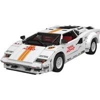 Mould King 10045-Weißer italienischer Sportwagen (Mould King) Klemmbausteine Spielbausteine