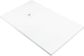 Neuesbad Serie 600 Mineralguss Duschwanne, zuschneidbar, weiss 100x140cm NB1DEKSKA01014B1