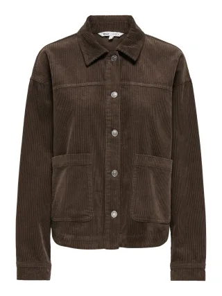 ONLY - ONLKANA CORDUROY JACKET OTW Chocolate Martini - Gr. - XS