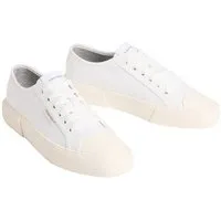 Calvin Klein VULC LACE UP CANVAS Plateausneaker Schnürschuh, Canvas-Sneaker, Halbschuh mit Gummikappe
