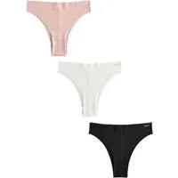 Next Brasilslip Nahtlose Slips mit Baumwolle, 3er-Pack (3-St)