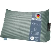 XDREAM Rückenkissen ergonomisches Keilkissen für Bett und Sofa, 1-tlg., als Kopfkissen oder Venenkissen verwendbar, mit praktischem Seitenfach