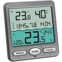 Gartenthermometer Funk-Poolthermometer Venice TFA 30.3056.10 Schwimmbadthermometer