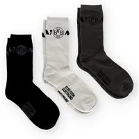 BVB Freizeitsocken BVB 3er Socken Geschenkset (3-Paar)
