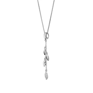 Orphelia 'Loana' Damenkette mit Anhänger aus 925er Sterlingsilber – Silber ZH-7505