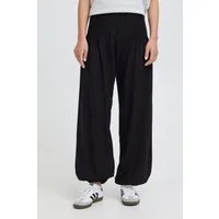 OXMO Loungehose OXNInna Smockbund Hose aus Leinen-Mix