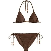 Friends Like These Triangel-Bikini Friends Like These strukturierter Bikini, Perlen (2-St)