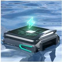 WYBOT Poolroboter F1 solarbetrieben Reinigung der Wasserlinie, Integrierte Solarzelle als Energiequelle