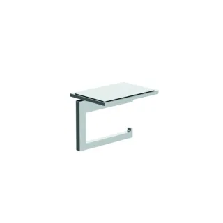 Kludi VELA C Toilettenpapierhalter 3197105 mit Ablage chrom
