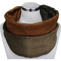 Loop Damen Glitzer Farbverlauf Loopschal Schal Halstuch