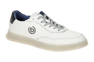 Bugatti 322-AIO01-1000 Herren FIERO Sportliche Halbschuhe Wei? Glattleder