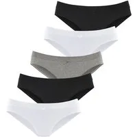Vivance Jazz-Pants Slips (5er-Pack) mit breitem Bündchen ohne zusätzliches Gummi