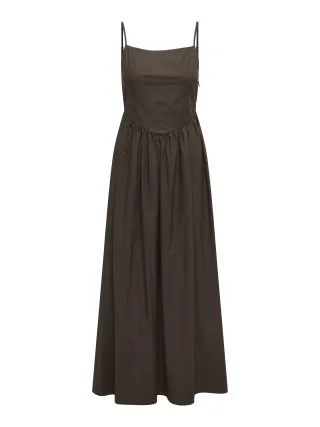 ONLY - ONLLIKARA STRAP WAIST LONG DRESS WVN Shopping Bag - Gr. - S