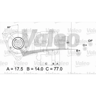 Valeo Generator Ford Courier Fiesta Ka Mazda 121