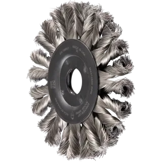 PFERD TOOLS POS COMBITWIST Rundbürste gezopft RBG HD 22,2mm Bohrung Edelstahl-Draht für Winkelschleifer - 43303018