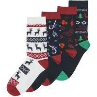 ONLY & SONS Freizeitsocken ONSXMAS SOCKS 4-PACK CALENDAR (Packung, 4-Paar)