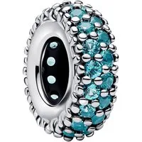 Pandora Kettenanhänger 791359C01, Zwischenelement Silber Eisblaue Kristalle