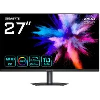 Gigabyte GO27Q24A Gaming-Monitor (67,8 cm/27 ", 2560 x 1440 px, QHD, 0,03 ms Reaktionszeit, 240 Hz, QD-OLED, neig-, schwenk-, höhenverstellbar, Pivot)