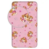 Jerry Fabrics Spannbettlaken Paw Patrol 100 % Baumwolle, für Matratzen 90×200 cm