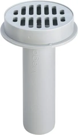 Viega Balkon-/Terrassenablauf Advantix 4942.5 in 70mm Kunststoff grau 139490