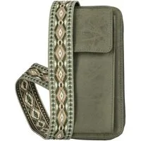 Enrico Benetti Handytasche Kleine Umhängetasche Damen - mit Geldbörse (2in1 Crossbody Tasche, 1-tlg., zum umhängen), kompatibel mit Apple iPhone 13, 14, 15, 16, 17 Pro, Pro Max, Plus