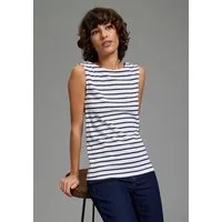 Flashlights Tanktop U-Boot-Ausschnitt, viele Farben & Größen aus Baumwolle, elastisches Jersey-Material, figurbetonte Passform