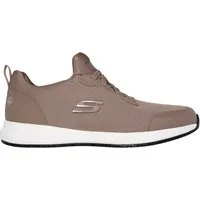 Skechers Arbeitsschuhe Herren SQUAD SR, Rutschhemmender Sneaker mit Memory Foam Arbeitsschuh Wasser- & schmutzabweisend - Relaxed Fit, mehr Platz für Komfort