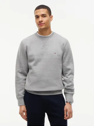 ESSENTIAL FLEECE CREWNECK Medium Grey Heather - Gr. - S