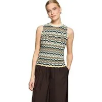 Zero Stricktop Damen mit Muster Struktur