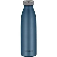THERMOcafé Isolierflasche TC BOTTLE, aus doppelwandigem Edelstahl, spülmaschinenfest, gummierter Drehverschluss, absolut dicht bei Kohlensäure