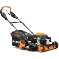 FUXTEC Benzinrasenmäher FX-RM5196PROSL, 50,1 cm Schnittbreite, 50 cm Schnittbreite, 60 L Fangkorb, 4in1 Mäher, Auto-Choke-System