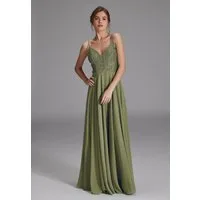 Hey Kyla Abendkleid - Abendkleid aus Materialmix Taillierter Schnitt mit ausgestelltem Rockteil