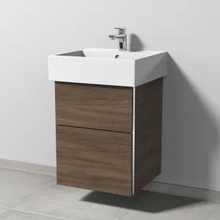 Sanipa 3way Waschtischunterbau zu Duravit Vero Air Waschtisch mit 2 Auszügen, Eiche-Arizona BR43180