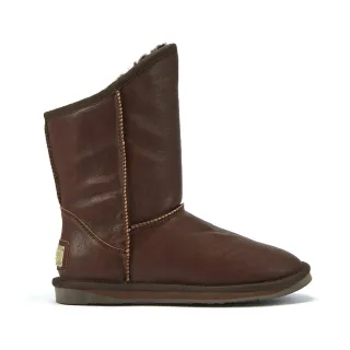 Gemütliche kurze Beva-Ankle-Boots aus Leder