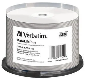 Verbatim DataLifePlus Professional | 43744 | 50 x DVD-R