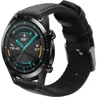 kwmobile Sportarmband für Huawei Huawei Watch GT / GT2 / GT3 (46mm) Smartwatch, 1-tlg., Leder Fitnesstracker Ersatzarmband Uhrenverschluss