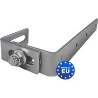 SolX Klapphaken SolX Balkongeländerhalterung eckig für Solarmodule PV-Anlagen, Paneele, PV, Made in EU