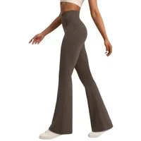 NEXORA Leggings Sporthose, Bootcut Leggings, Yogahose mit Bootcut, Sportleggings blickdicht & figurbetont, atmungsaktiv
