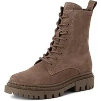 Tamaris Schnürboots Blockabsatz, Schnürstiefelette mit praktischem Innenreißverschluss