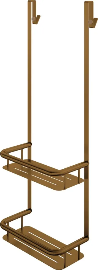 Neuesbad Serie 600 Hängeregal für Duschkabine, bronze gebürstet NB1DEADI_C54K1