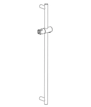 Schell Duschstange für Duschpaneel LINUS INOX, 292130699 292130699
